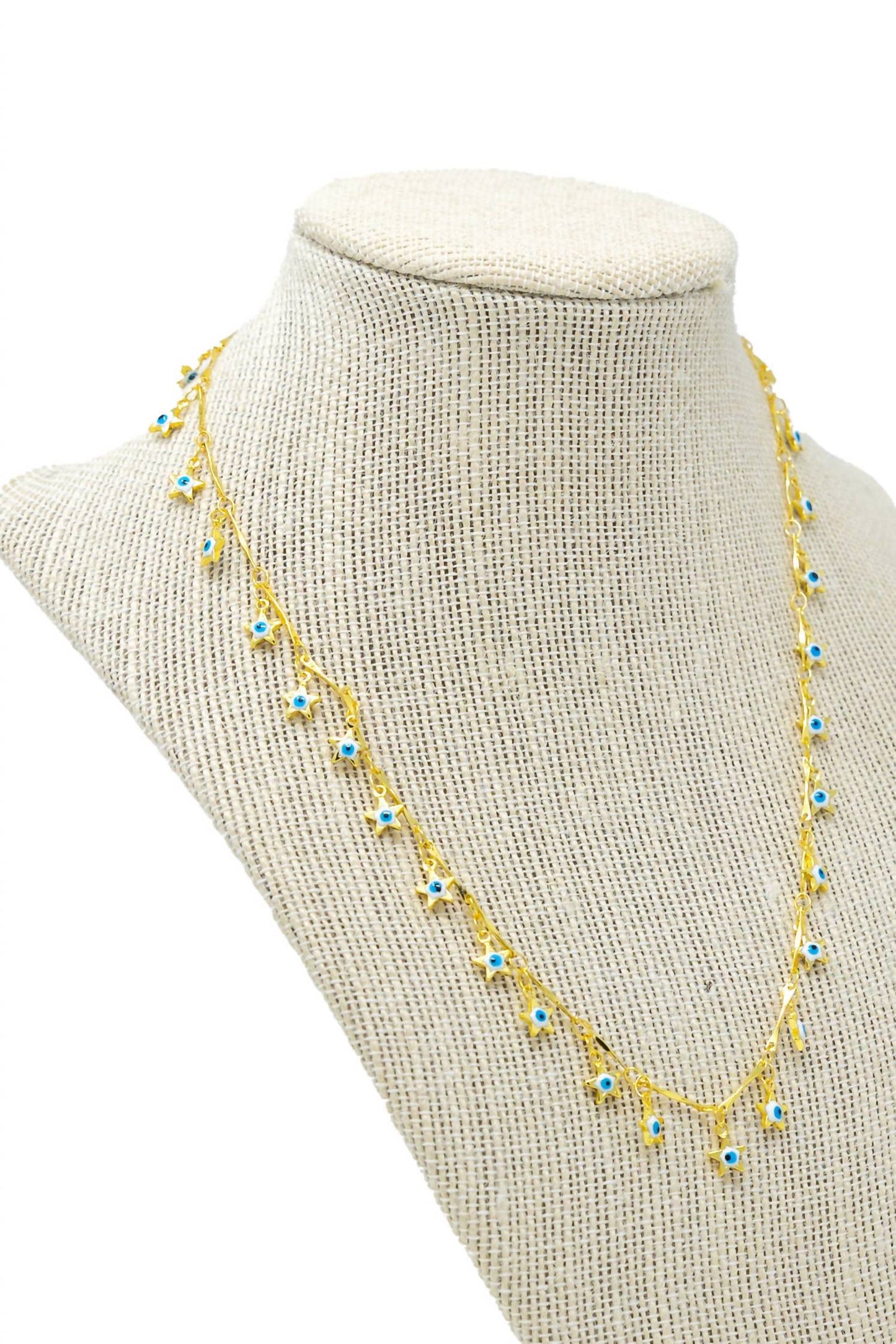 Mary Kathryn Designs - Women Evil Eye Star Dangle Necklace