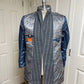 Tallia - Men's Slim Fit Striped Print Veracruz Wool Blend Overcoat