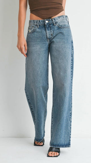 Just Black Denim - Low Rise Baggy Slouch Jeans