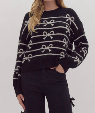 Entro - Knit Bow Sweater
