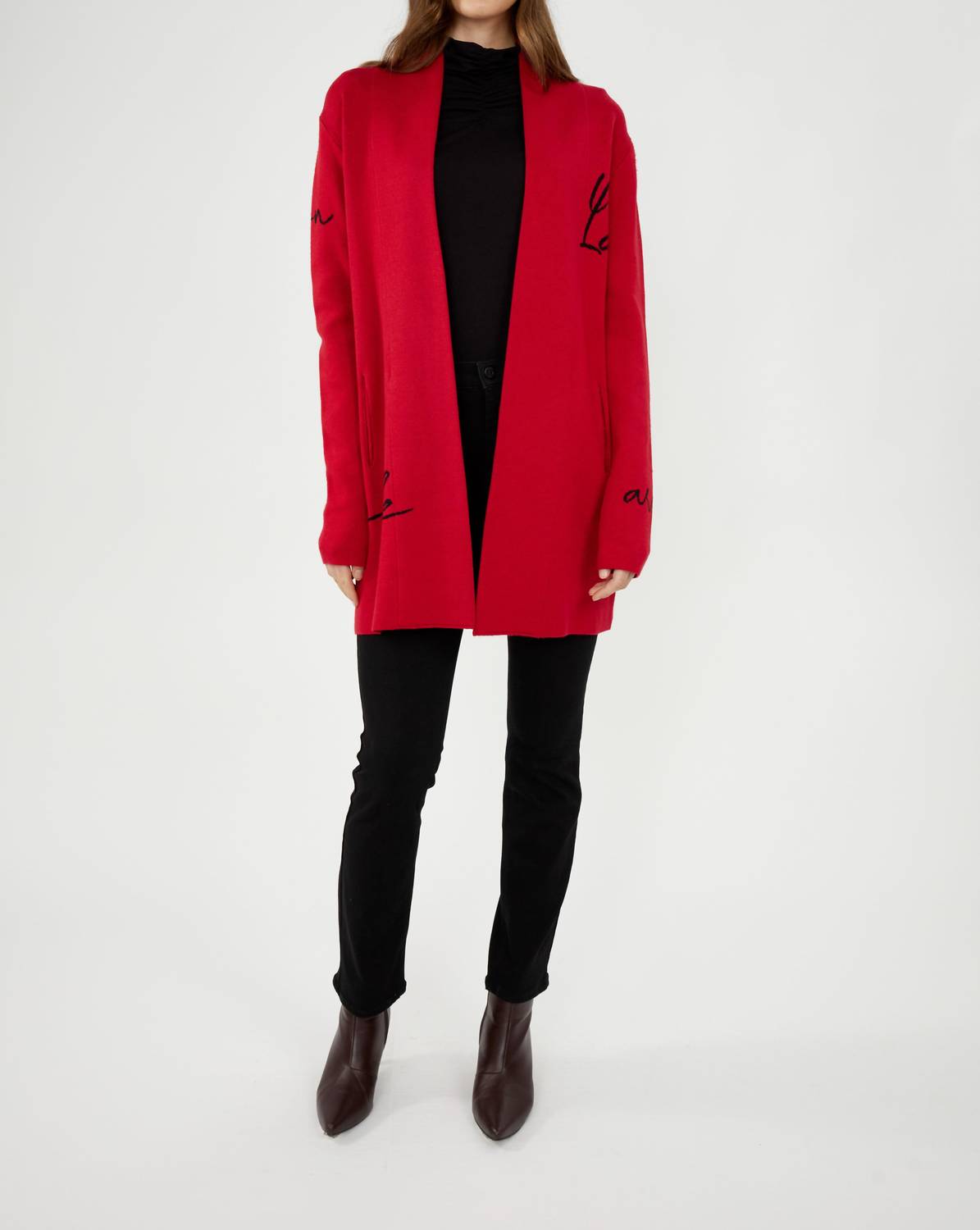 Frank Lyman - Knit Throw Over Cardigan