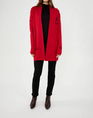 Frank Lyman - Knit Throw Over Cardigan