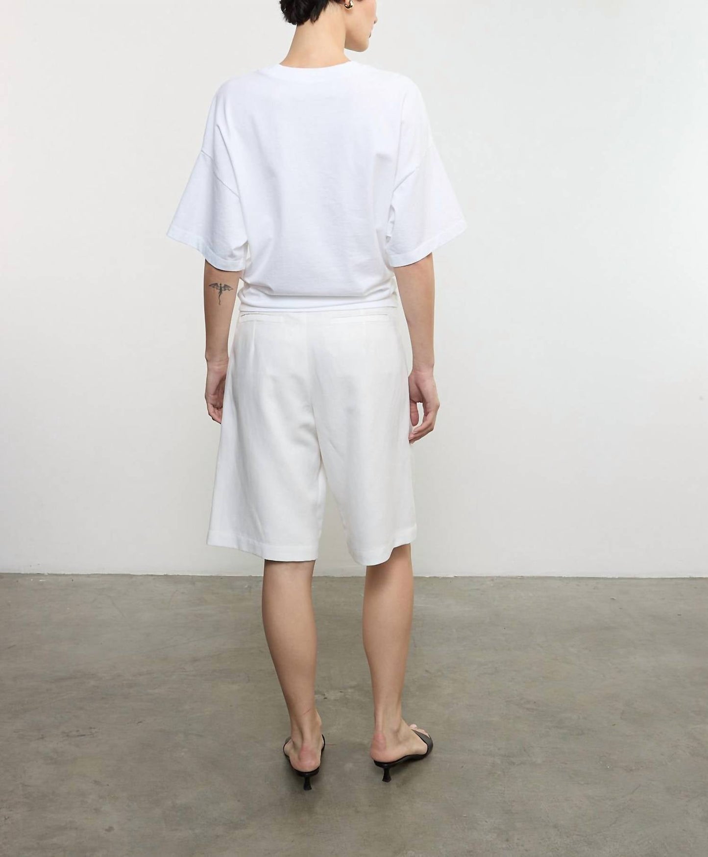 Enza Costa - TWILL PLEATED SHORT