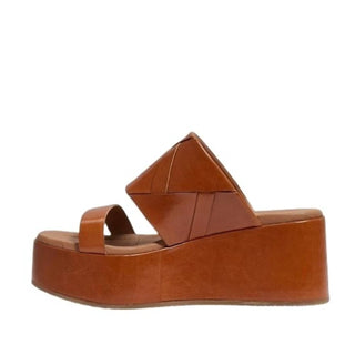 Sam Edelman - Women's Sasha Slip On Open Toe Strappy Wedge Heel Sandals