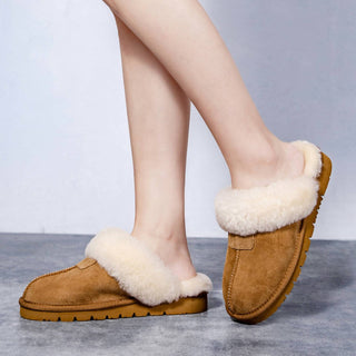 Spring Step Shoes - Women's Indoor Shearling Shoes Slippers