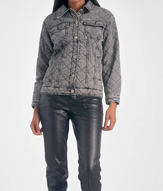 Elan - Denim Quilted Jacket