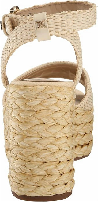 Sam Edelman - Women's April Ankle Strap Open Toe Fashion Wedge Heeled Sandals