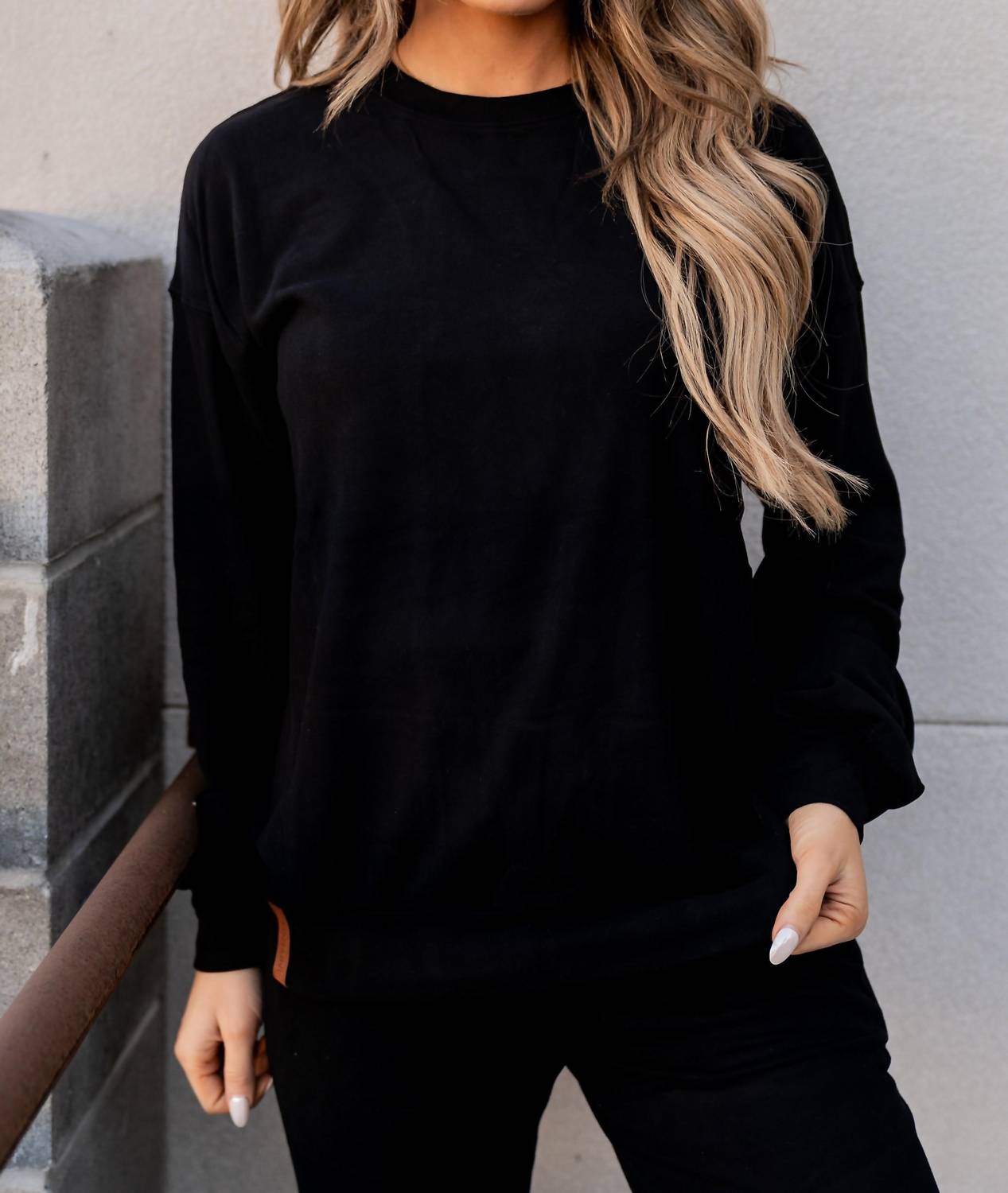 Ampersand Ave - Poppy Seed Performance Fleece University Pullover