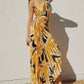 Dress Forum - Malibu Asymmetrical Pleated Maxi Dress