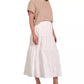 Elan - Sweater Combo Tiered A-line Dress