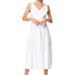 Ciebon - Carrie Embroidered Feather Midi Dress