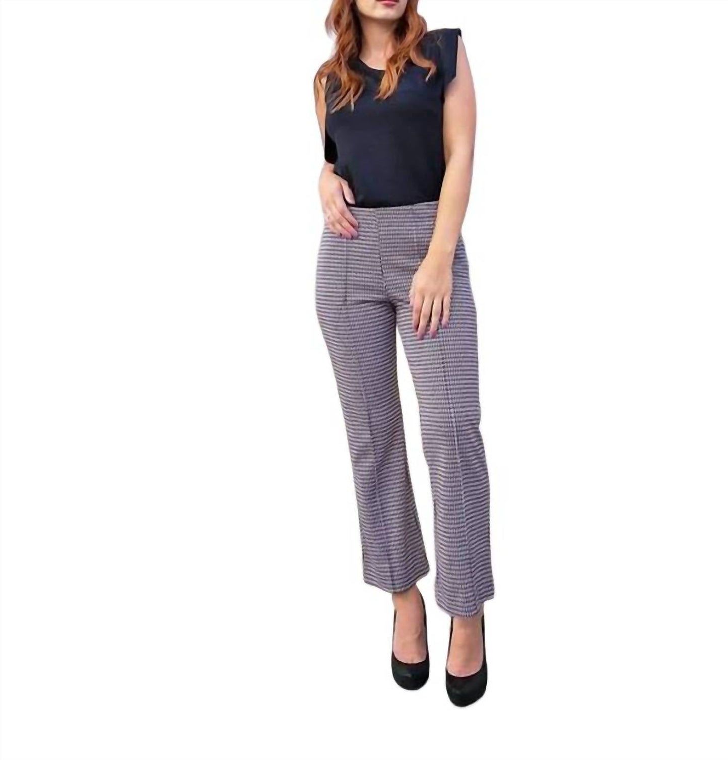 Eva Franco - Houndstooth Flare Pant