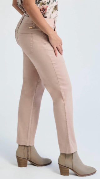 1822 Denim - Twill Slim Straight Pant - Petite