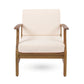 Perla Contemporary Club Chair with Water-Resistant Cushion