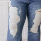 Judy Blue - High Rise Heavy Destroy Flare Jeans