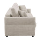 Haran Fabric Pull-Out Sleeper with Storage