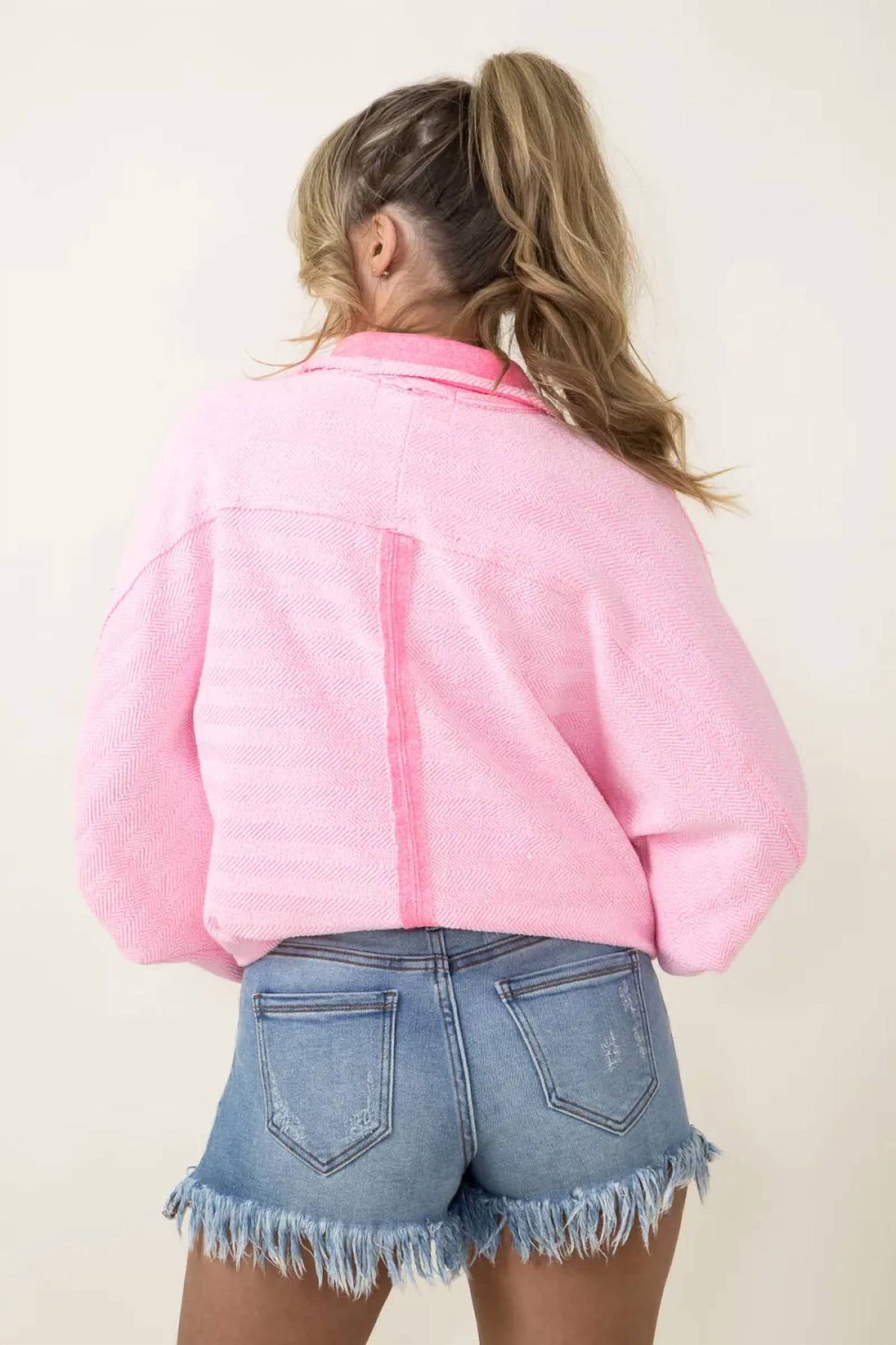 Bucketlist - Flap Pocket French Terry Sweater
