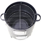 17 Inch Steel Charcoal Smoker Heavy Duty Round BBQ Grill Black