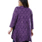 On The Plus Side - Plus Size 3/4 Sleeve Matsin Top