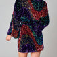 Buddylove - Adeline Sequin Wrap Dress