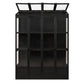 TOPMAX 78-inch Wooden Greenhouse Cold Frame with 4 Independent Skylights and 2 Folding Middle Shelves