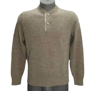 Brooks Brothers - Men's Merino Wool Blend Button Knit Sweater