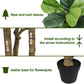 7FT Tall Artificial Banyan Tree Silk Plant – Large Faux Greenery