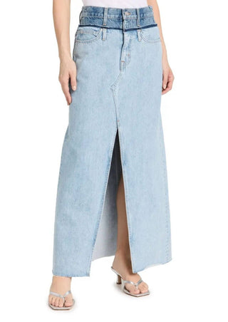 Slvrlake - Re-work Dallas Double Waistband Skirt