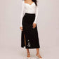 Fifteen Twenty - Brett Embellished Sweater Midi Skirt