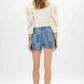 Judy Blue - Midrise Denim Cut Offs Short