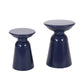 Serenita Outdoor Side Tables With Flared Design (Set of 2)