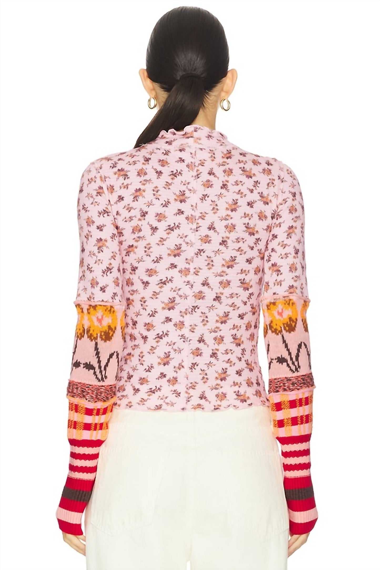 Free People - Bold Bowery Folded Sleeve Top