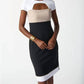 Joseph Ribkoff - Color-blocked Sheath Dress