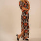 Care Tucker - Beatrice All Over Wild Flower Pattern Kaftan Dress