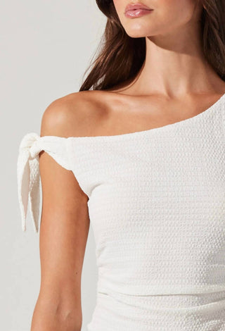 Astr - Lora Textured Off Shoulder Top