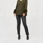Joseph Ribkoff - Faux Fur V-neck Tunic