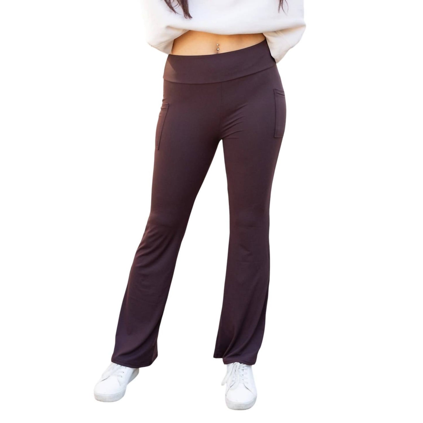 Julia Rose - Rhea Bootcut Leggings with Pockets