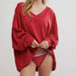 Free People - Staycation Pullover Sweatshirt