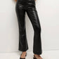 Veronica Beard - Carson Vegan Leather Kick-flare Pants