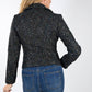 Frank Lyman - SPARKLE Woven Jacket-Black/Multi