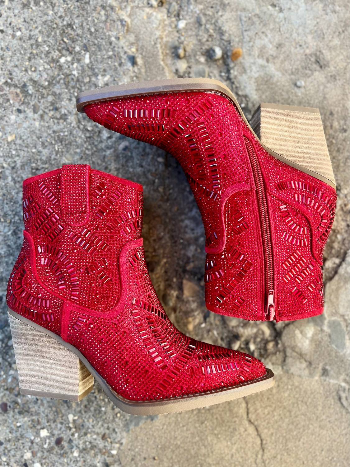 Very G - Women's Maze Of Life Rhinestone Boots