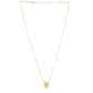 14k Yellow Gold Panther Head Necklace