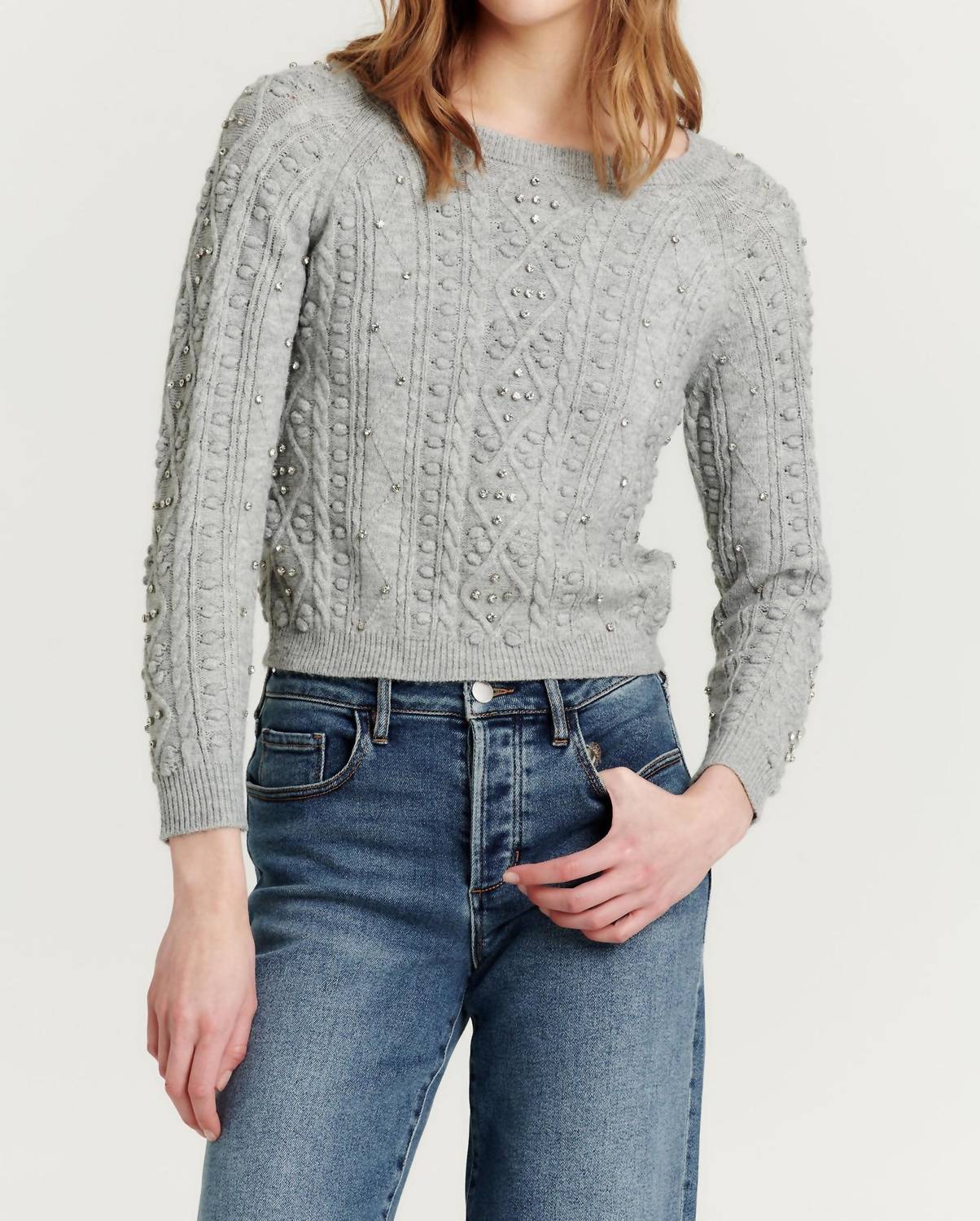 Another Love - CARLOTTA EMBELLISHED SWEATER