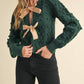 &Merci - Bow Long Sleeve Cardigan