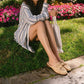 Mia - Women's Layce Raffia Mule