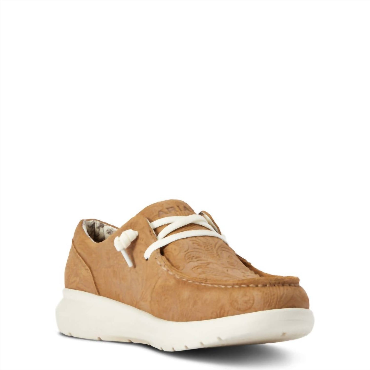 Ariat - Women's Hilo Tan Floral Emboss Shoe