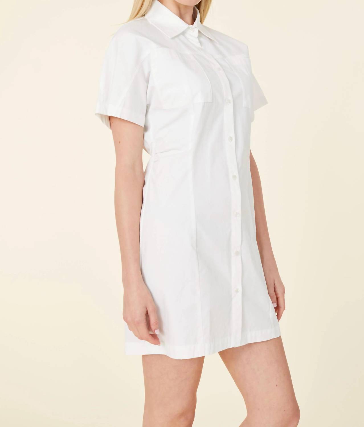 Dolce Cabo - Poplin Elastic Back Waist Dress