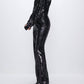 Good American - SEQUIN WIDE LEG PANTS