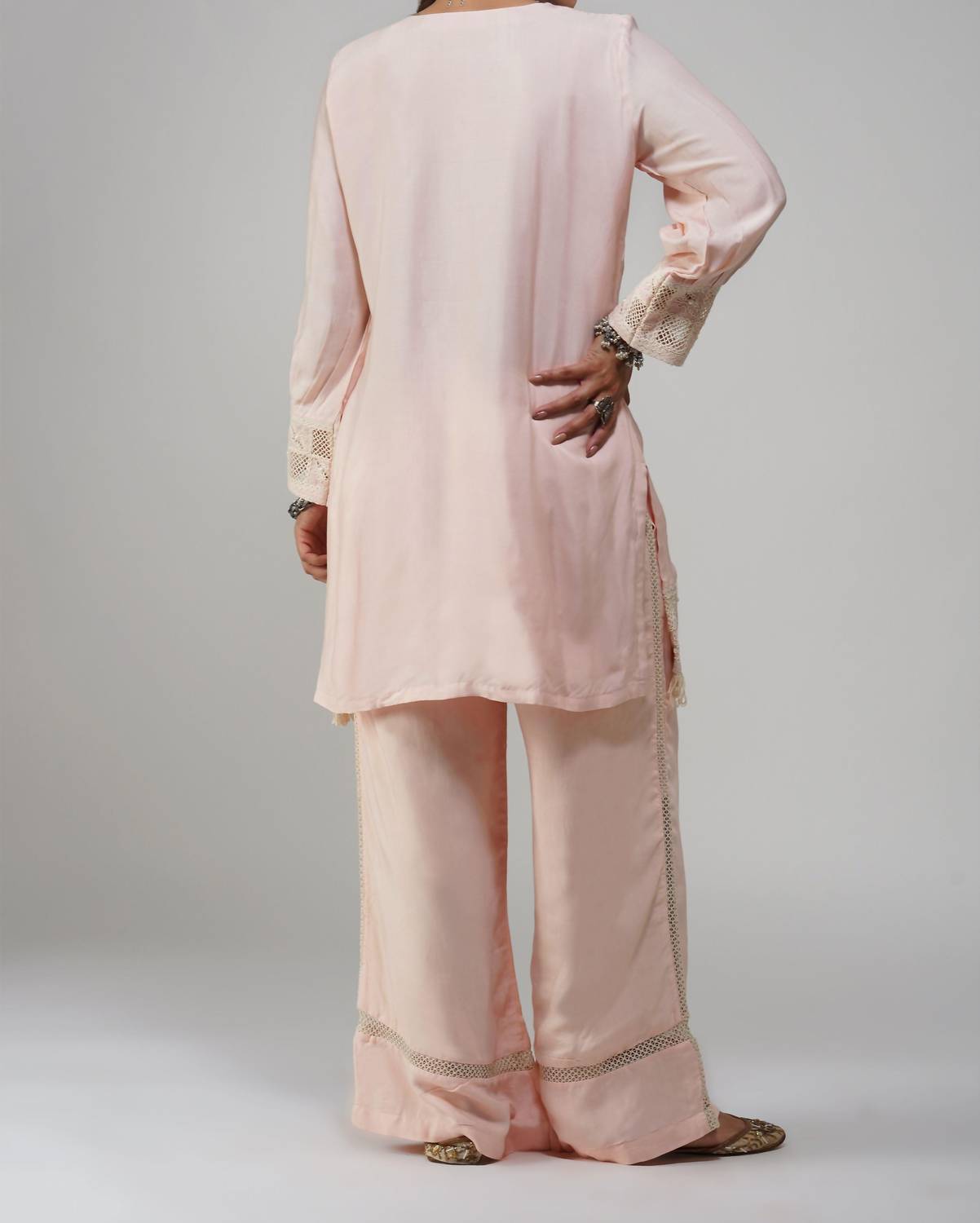 Zaalima Fashion - Straight Tunic Set Cotton - Noor-e-rang