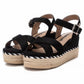 Xti - Women's Suede Wedge Sandals